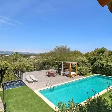 Belle A 5 Min De Valbonne Avec Jardin Piscine Et Jacuzzi 빌라