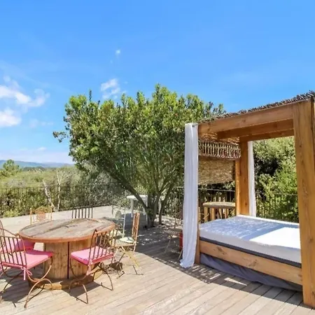 Belle A 5 Min De Valbonne Avec Jardin Piscine Et Jacuzzi 빌라 *
