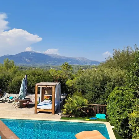 빌라 Belle A 5 Min De Valbonne Avec Jardin Piscine Et Jacuzzi *